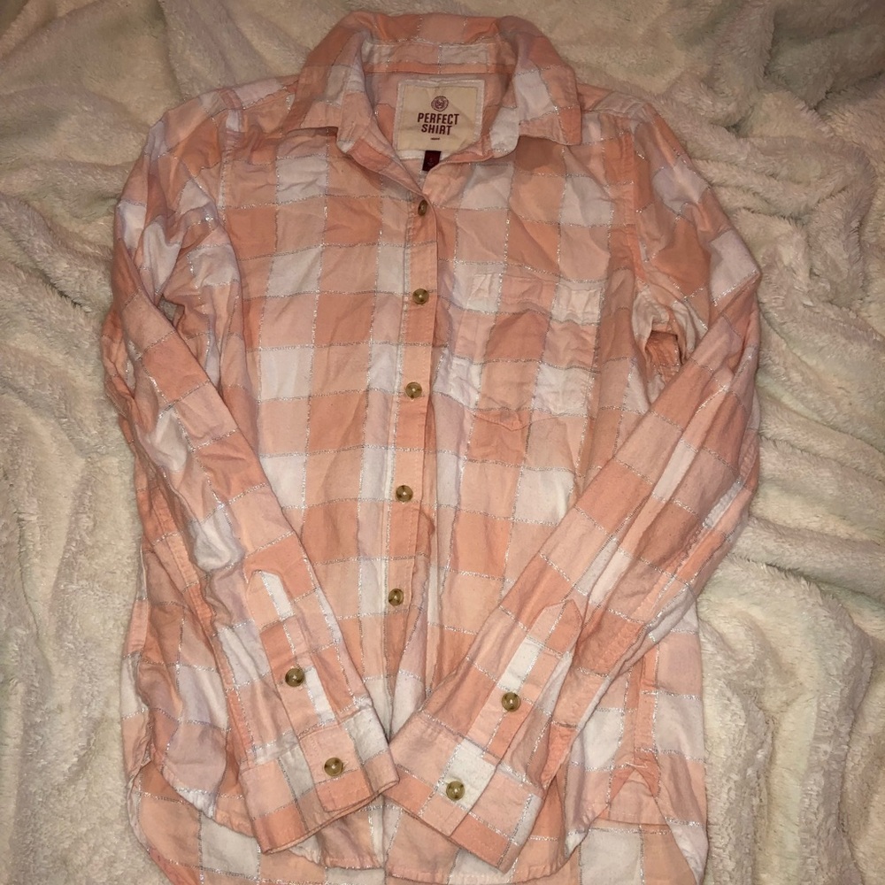 Pink + White Flannel